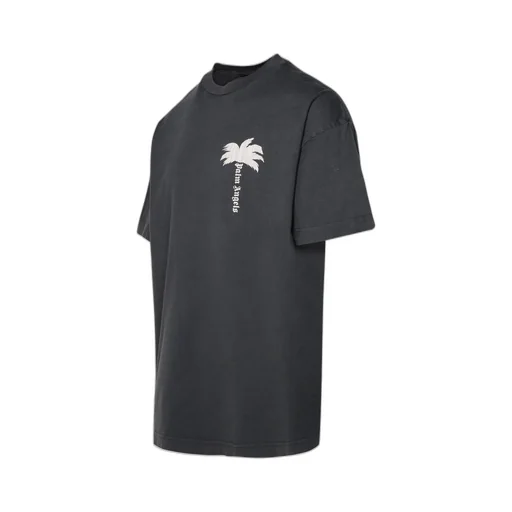 Palm Angels Palm Tree Printed Crewneck T-Shirt