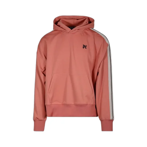 Palm Angels Monogram-Embroidered Drop Shoulder Track Hoodie
