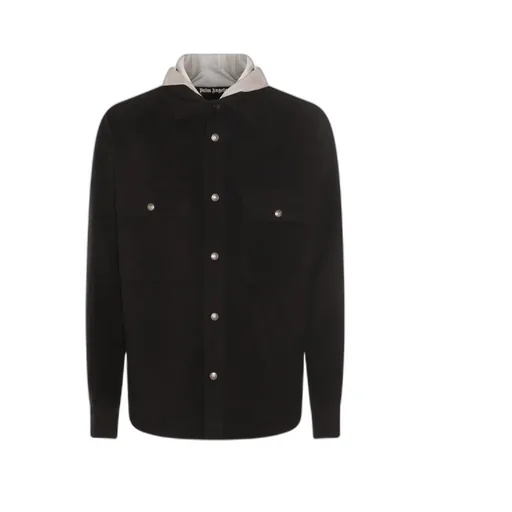 Palm Angels Monogram Embroidered Hooded Jacket