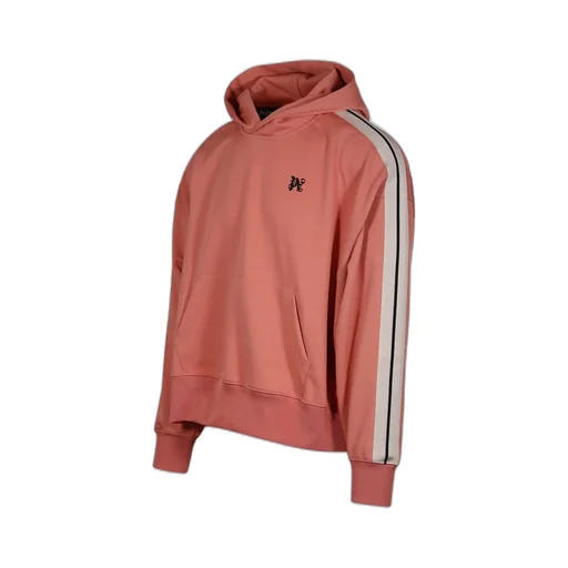 Palm Angels Monogram-Embroidered Drop Shoulder Track Hoodie