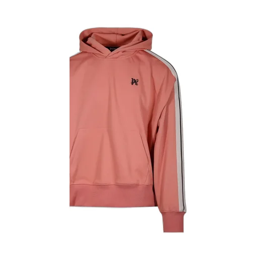 Palm Angels Monogram-Embroidered Drop Shoulder Track Hoodie