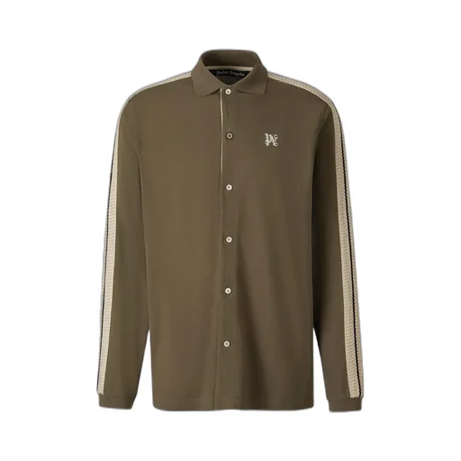 Palm Angels Long-Sleeved Button-Up Shirt