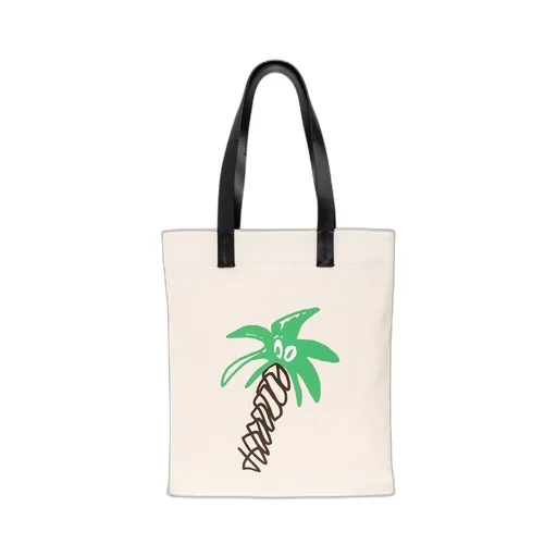 Palm Angels Logo Printed Open Top Tote Bag