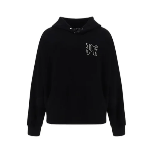 Palm Angels Pa Monogram Embroidered Hoodie
