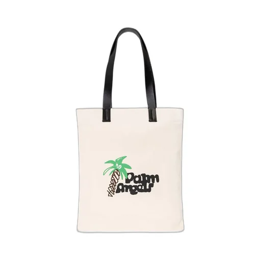 Palm Angels Logo Printed Open Top Tote Bag