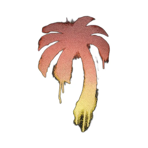 Palm Angels Palm Tree Printed Hoodie