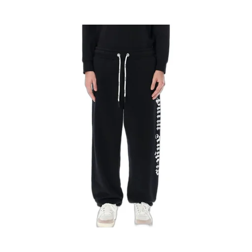 Palm Angels Drawstring Straight Leg Sweatpants