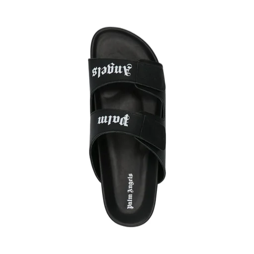 Palm Angels Logo Printed Strap Sandals