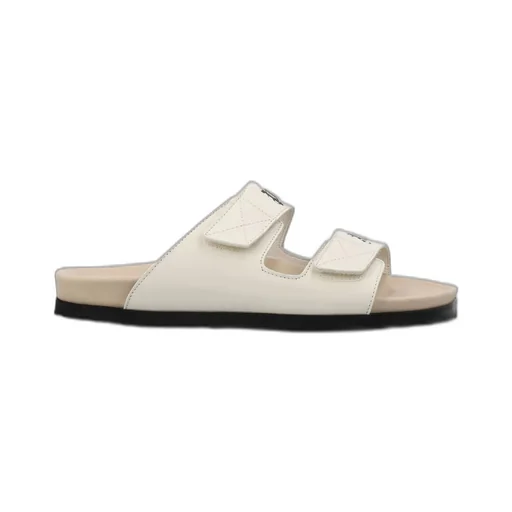 Palm Angels Logo Printed Double Strap Sandals