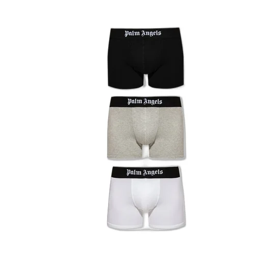 Palm Angels Logo Printed Band Three Pack Boxer