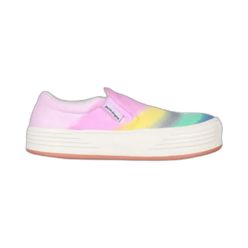 Palm Angels Rainbow Printed Slip-On Sneakers