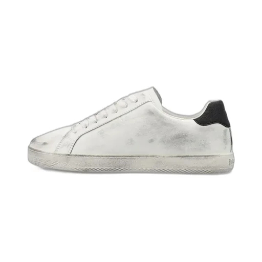 Palm Angels Distressed Spray Paint Lace-Up Sneakers