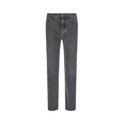 Palm Angels Logo Printed Straight Leg Jeans