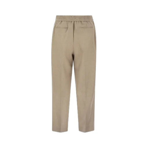 Pt Torino Pinstripe Wool-Cashmere Pants