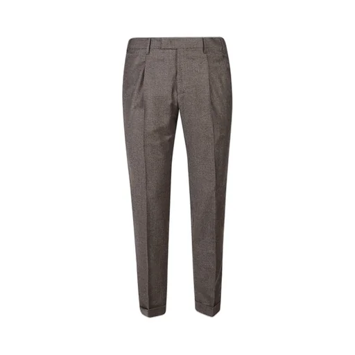 Pt Torino Virgin Wool Check Pants