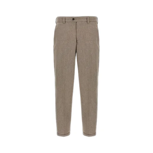Pt Torino Rebel Wool Straight-Leg Pants