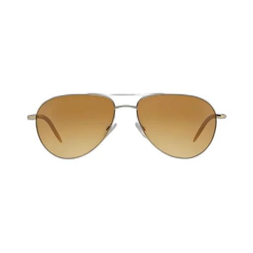 Oliver Peoples Benedict Aviator Frame Sunglasses
