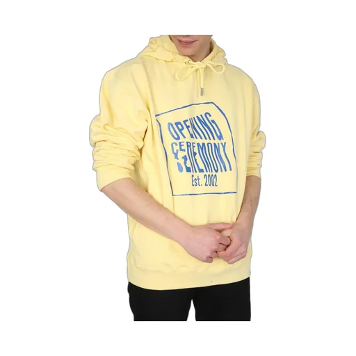 Opening Ceremony Warped Logo Printed Hoodie