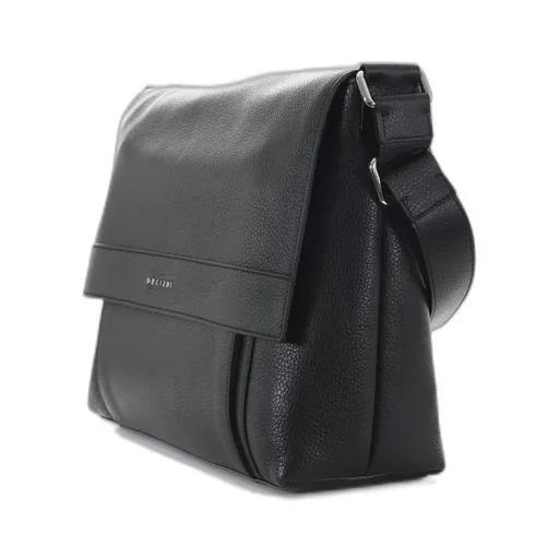 Orciani Logo Lettering Messenger Bag