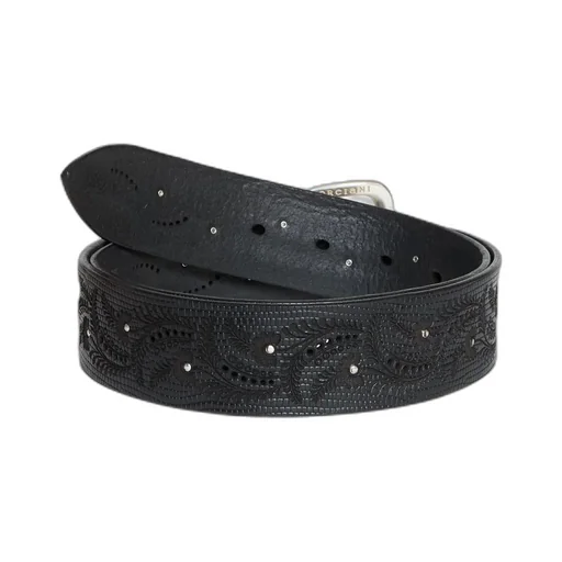 Orciani Lizard Embossed Leather Belt