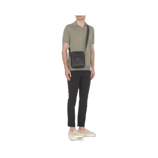 Orciani Mini Micron Logo Lettering Messenger Bag