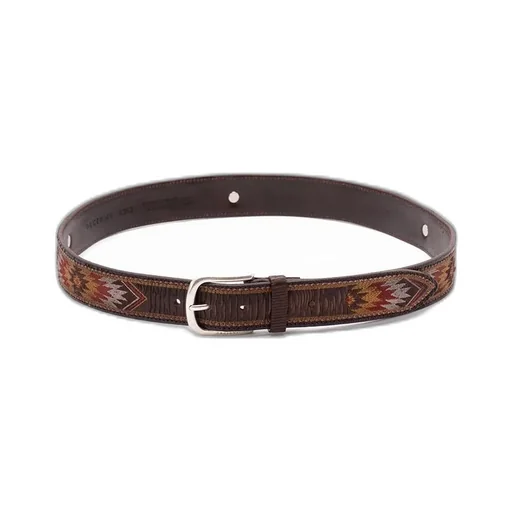 Orciani Blade Maya Embroidered Buckle Belt