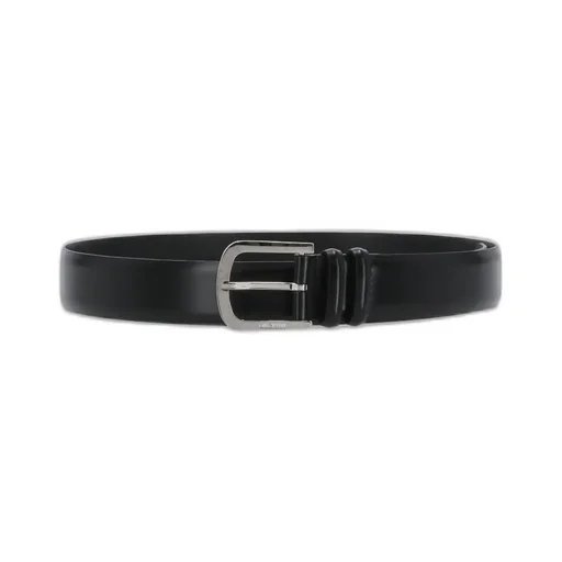 Orciani Classic Logo-Engraved Buckle Belt