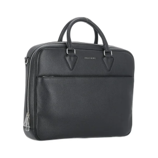 Orciani Logo Lettering Business Bag