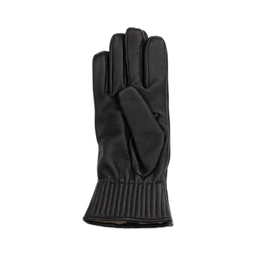 Orciani Drummed Leather Gloves