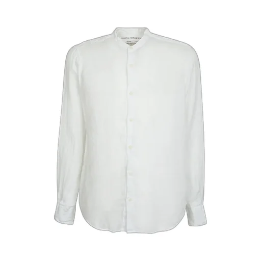 Original Vintage Mandarin Collar Linen Shirt