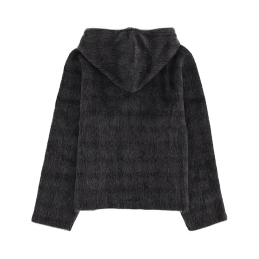 Our Legacy Full Zip Check-Pattern Hoodie