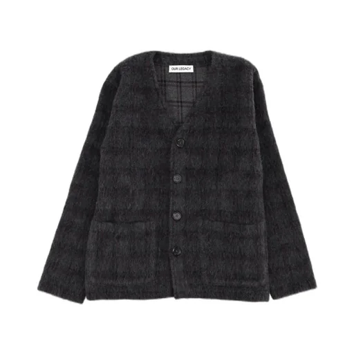 Our Legacy Checked Buttoned Cardigan