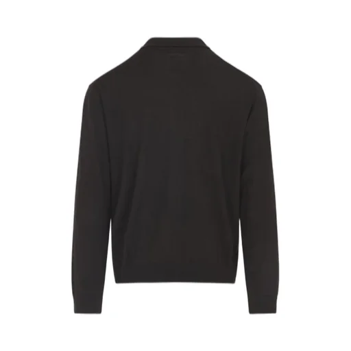 Our Legacy Tonal Argyle Pattern Evening Knitted Polo