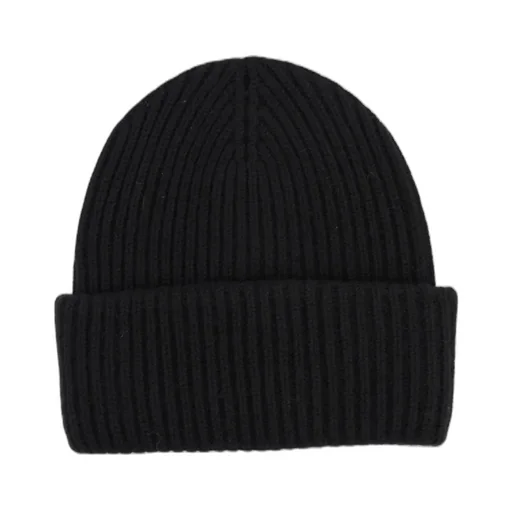 Mc2 Saint Barth Logo Patch Ribbed-Knit Beanie