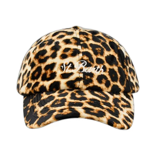 Mc2 Saint Barth Animal Print Velvet Cap