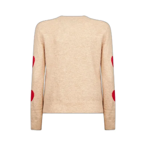 Mc2 Saint Barth Heart Pattern Jumper