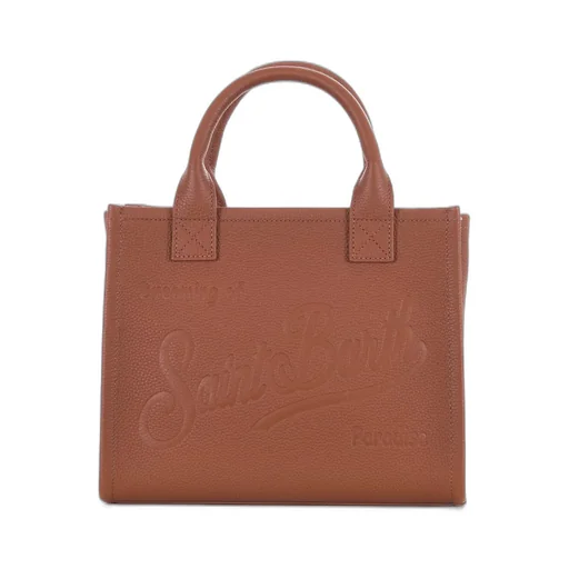 Mc2 Saint Barth Hammered Leather Crossbody Bag