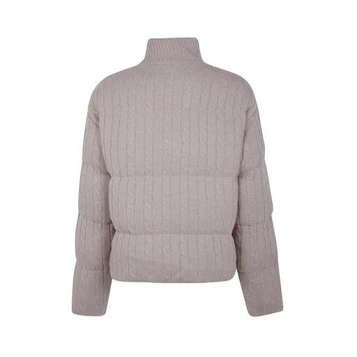 Mc2 Saint Barth Cable-Knit Puffer Jacket