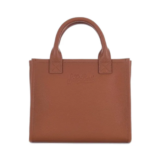 Mc2 Saint Barth Hammered Leather Crossbody Bag