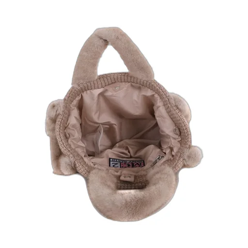 Mc2 Saint Barth Colette Shearling Shoulder Bag