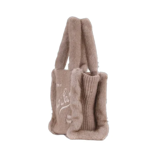 Mc2 Saint Barth Colette Shearling Shoulder Bag