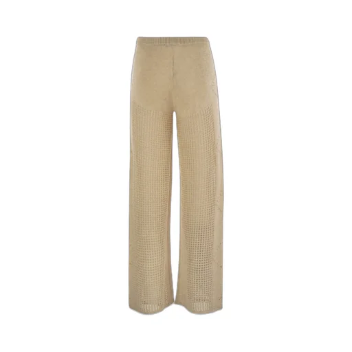 Mc2 Saint Barth Alva Crochet Flared Pants