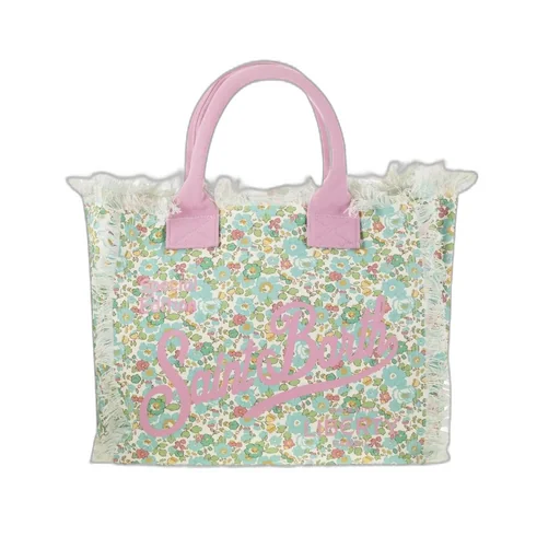 Mc2 Saint Barth Vanity Floral Printed Top Handle Tote Bag