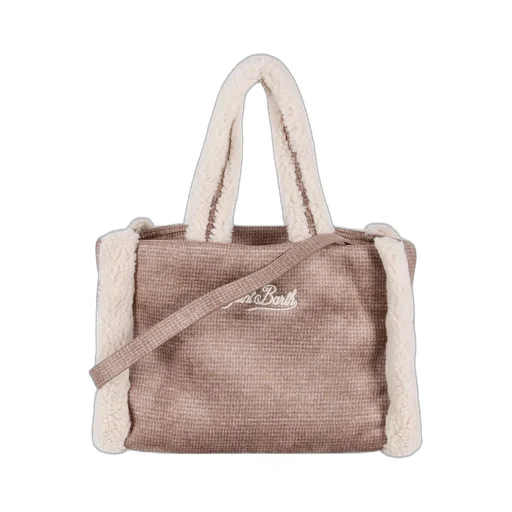 Mc2 Saint Barth Colette Shearling Tote Bag