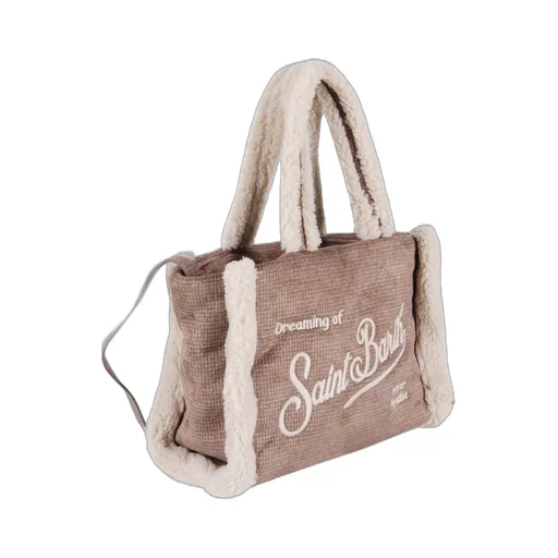 Mc2 Saint Barth Colette Shearling Tote Bag