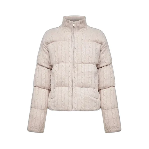 Mc2 Saint Barth Quilted Ribbed Coat