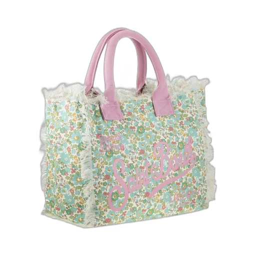 Mc2 Saint Barth Vanity Floral Printed Top Handle Tote Bag