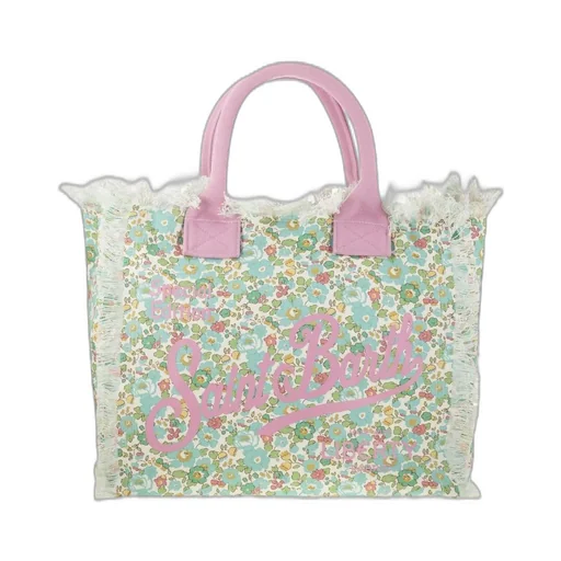 Mc2 Saint Barth Vanity Floral Printed Top Handle Tote Bag