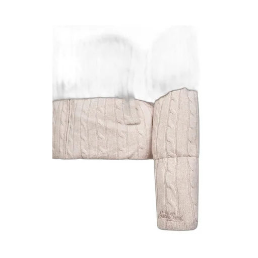 Mc2 Saint Barth Quilted Ribbed Coat