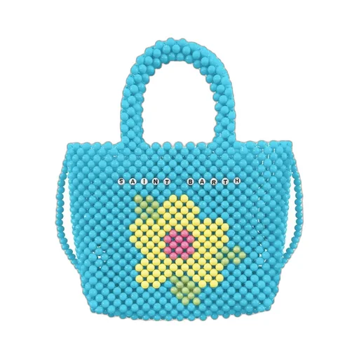 Mc2 Saint Barth Beaded Shopper Tote Bag
